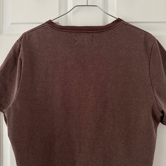 Taylor Stitch Bundle of 2 Heavy Bag Tee Shirts Burgundy Teal Men’s Size Large - Picture 7 of 16